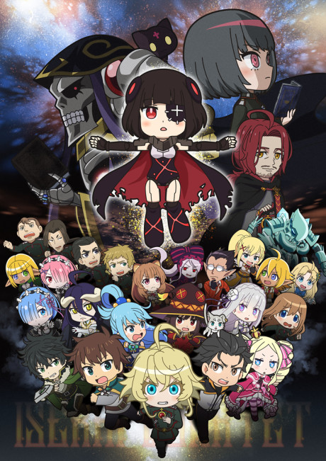 Постер Isekai Quartet The Movie: Another World