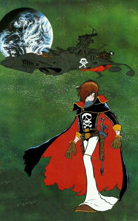 Póster de Las aventuras del Capitán Harlock (Pirata Espacial)