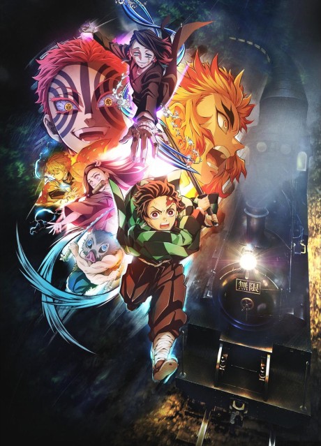 Affiche de Demon Slayer: Kimetsu no Yaiba Mugen Train Arc