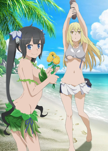 Постер Is It Wrong to Try to Pick Up Girls in a Dungeon? II: Is It Wrong to Go Searching for Herbs on a Deserted Island?