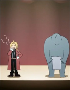 鋼の錬金術師 FULLMETAL ALCHEMIST 荒川弘 描き下ろし4コマ劇場のポスター