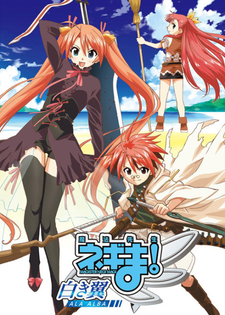 Affiche de Mahou Sensei Negima! Shiroki Tsubasa ALA ALBA