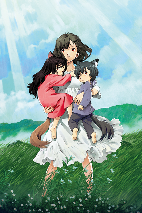 おおかみこどもの雨と雪のポスター