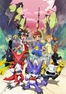 Poster for Digimon Xros Wars: The Young Hunters Who Leapt Through Time