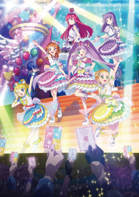 Affiche de Aikatsu! × PriPara THE MOVIE -Deai no Kiseki-